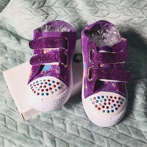 Purple Sparkly Shoes